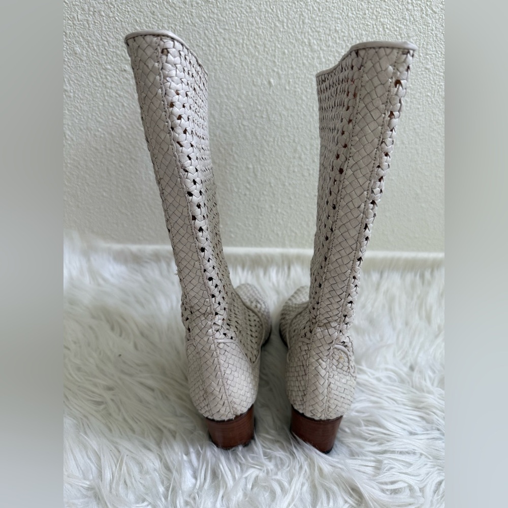 Kohe Woven Leather Boots - Picture 3 of 11